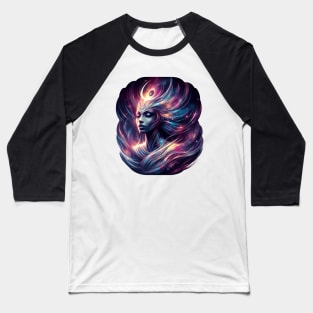 Galaxy Goddess Isis Baseball T-Shirt